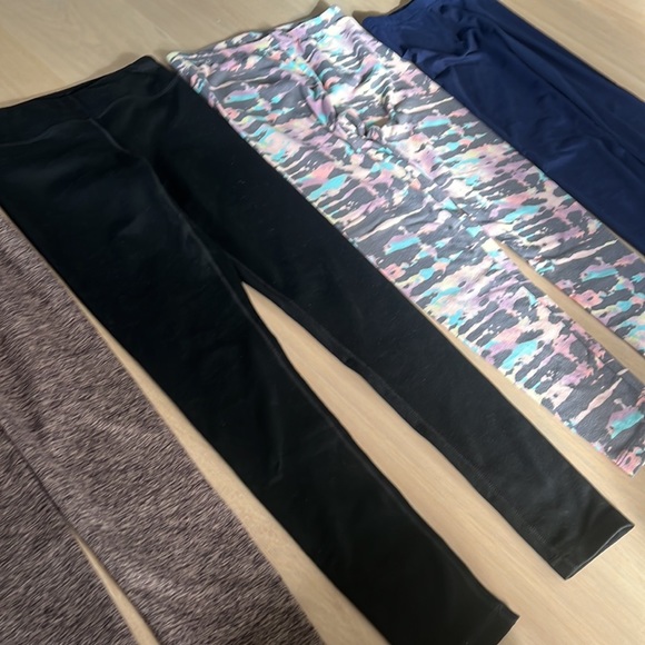 Set of 4 leggings size 10/12 - Picture 9 of 9